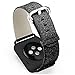 Apple Watch Band, iitee Glitter Bling Replacement Leather Bracelet for Apple Watch Series 3 Series 2 Series 1 (Black 42mm)