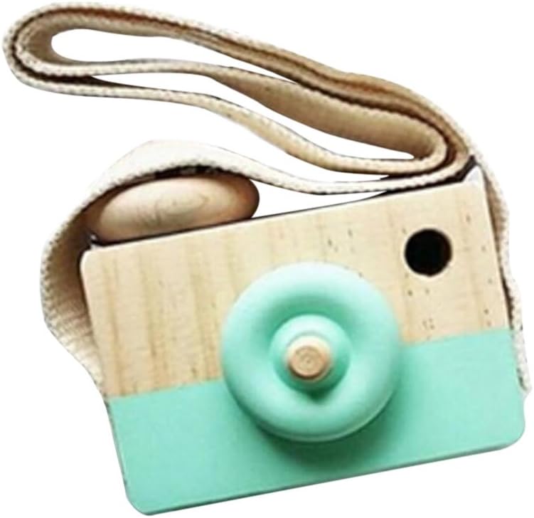 Allywit Baby Kids Cute Wood Camera Toys Children Fashion Clothing Accessory Safe And Natural Toys Birthday Christmas Gift