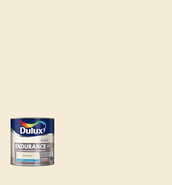 Dulux Endurance Matt Paint for Walls, 2.5 L Orchid White Amazon.co