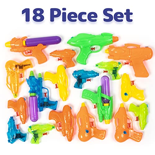 Prextex Water Gun Set 18 Pieces of Water Shooters and Water Blasters