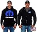 JH DESIGN GROUP Men's Mopar Logo Hoodie Full Zip Up Black Hooded Sweatshirt (Large, AP22-black)