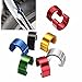 YESON 10pcs Aluminum bicycle c clips Brake Shifter housing Bike cable clips Frame U Buckle Hose Guides Fixed Tubing Clasps derailleur Line Clamps for MTB Road Mountain bike Guide