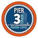 Pier 3 Single-Cup Coffee for Keurig K-Cup Brewers, Dark Roast, 100 Count