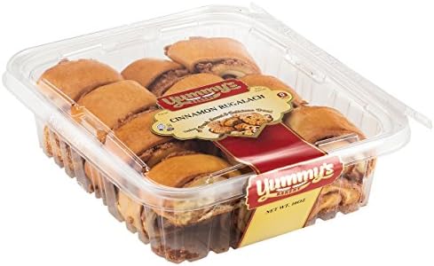 Yummys Cookies Fresh Baked Homestyle Rugelach Crescent Filled Pastries, Cinnamon, 16 oz.