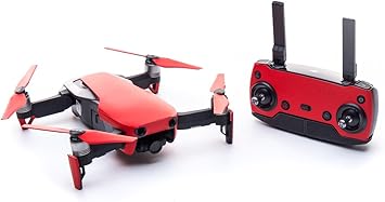 red camera drone
