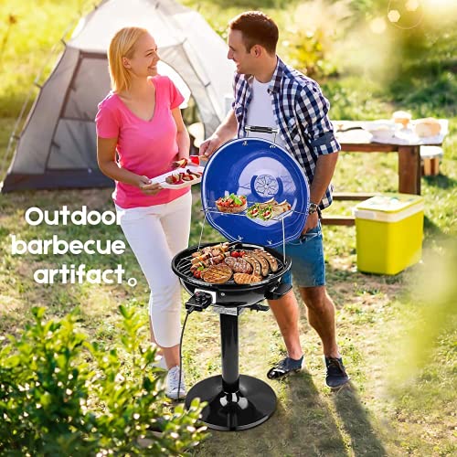 Electric BBQ Grill 15Serving Electric Grill Indoor/Outdoor BBQ Grill
