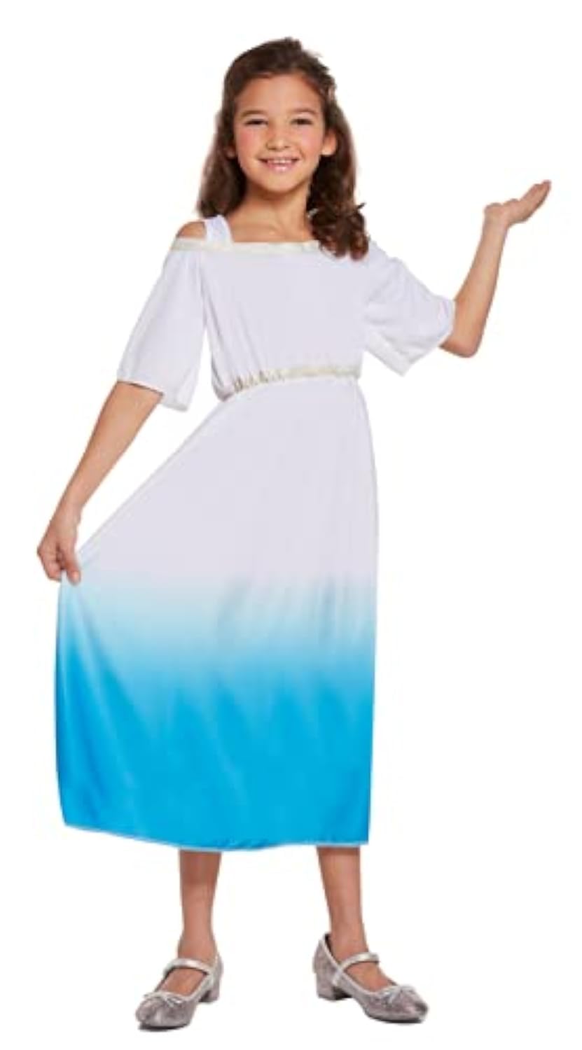 HENBRANDT Fancy Dress Girl Childrens Roman or Greek Goddess Costume (Age 7-9)