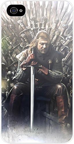 Game of Thrones-King-Sean Bean- Apple iPhone 5 - 5s universal - Hard white plastic snap on case.