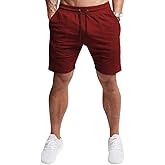 EVERWORTH Men's Casual Training Shorts Gym Workout Fitness Short Bodybuilding Running Jogging Short Pants