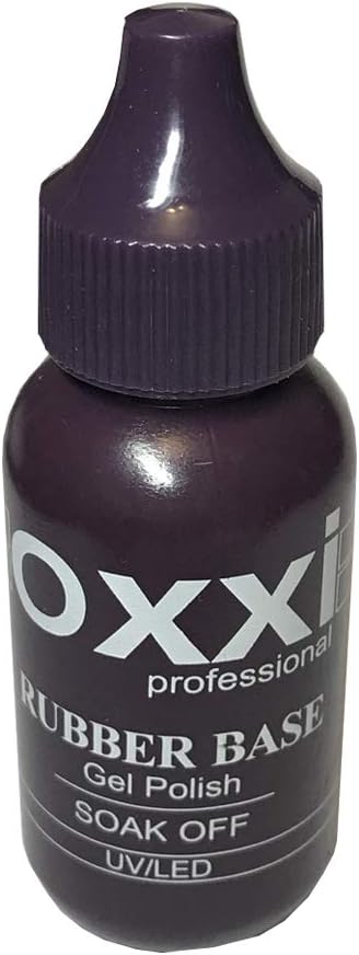 OXXI Professional Rubber Base Top Matte Cashemir No-Wipe 8ml 15ml 30ml Gel LED/UV Nail Polish Coat Soak Off Original (Rubber Base 30ml)