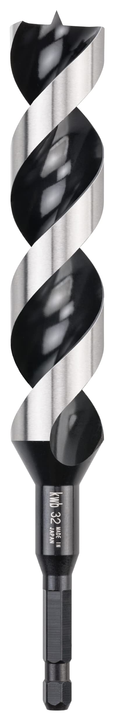 kwb 3-S Japan Snake bit Ø 30 Mm, 235 Mm Made of Bright-Ground Cv Steel with Super-Sharp Point Grinding, Centre Point and E 6.3 Shank