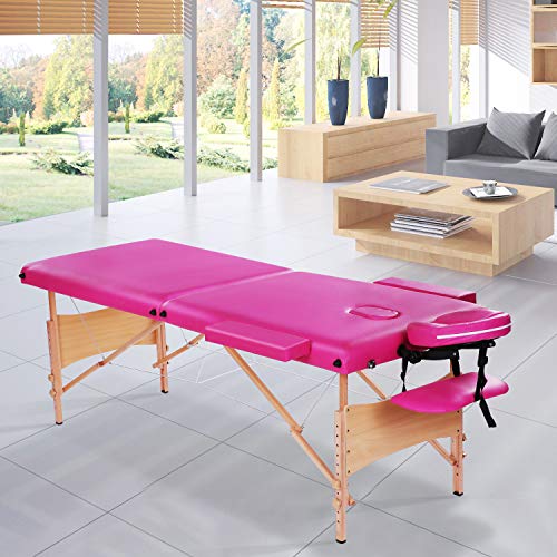 Massage Table Bed Professional Portable Facial SPA Bed Heigh Adjustable