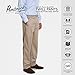 Pembrook Men's Elastic Waist Casual Pants Twill Pants with Zipper and Button - 3XL - Tan