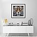 Fairylove Diamond Painting Kits for Adults, 5D DIY Full Drill Diamond Painting Kits for Home Wall Decor, Conquering Tiger Arts Craft, 12 x 12 inch