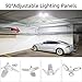 Olafus LED Security Lights Dusk to Dawn 100W, 5000LM LED Flood Light, 5000k Ultra Bright Outdoor Lighting, IP65 Waterproof Street Light with Photocell, 2 Heads Outside Barn Light for Yard Garden Porch