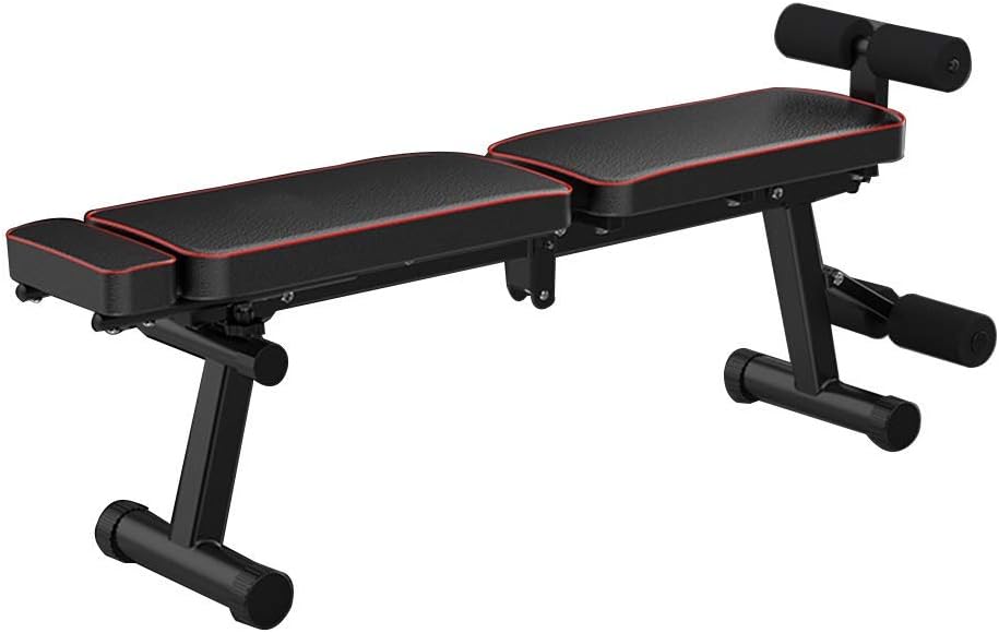 Folding Gym Weight Bench, Portable Sit Up Bench, Abdominal