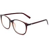 Jcerki Oversize Frame Nearsighted Glasses-3.75 Strength Short Sighted Men and women lightweight Myopia Spectacles