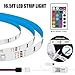 Nexillumi LED Strip Lights with Remote, APP Control Color Changing Rope Lights 16.4ft SMD 5050 RGB Light Strips with RF Remote Sync to Music for TV, Bedroom, Party and Home Decoration