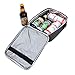 Lunch Bag KOSOX Original Thermal Insulated Oxford Lunch Box, Waterproof Cooler Tote for Women Men Diet Management Travel Picnic School (Black Gray)