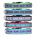 LovelyDog Embroidered Personalized Dog ID Collar, 4 Adjustable Sizes: Extra-Small, Small, Medium, Large with Dog Name Phone#, Reflective Pet Pink Dog Collars for Boy & Girl Dogs, X XS M L XL primary