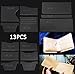13x New Clear Acrylic Wallet Pattern Stencil Template Set Leather Craft DIY Tool