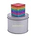 JIAKELOVEYI 512 Pcs of 5MM 8 Colors Magnets Toys Magnetic Fidget Blocks Building Blocks for Development Learning and Stress Relief Office Desk Toys for Adults and Kids (8 Colors)