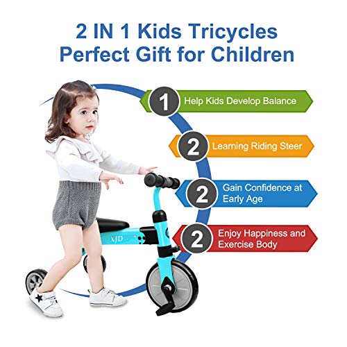 2 XJD+Toddler+Tricycle+Glide+Balance