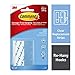 Command Clear Small Refill Strips, Holds up to 0.5 lb, 12 Replacement Strips, Re-Hang Clear Command Hooks or Wire Toggle Hooks, or Light Clips