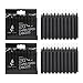 Mega Candles 40 pcs Unscented Black Exquisite Mini Taper Spell Candles, 4 Inch Tall x 1/2 Inch Diameter, Magic Chimes, Enchantment, Casting Rituals, Witchcraft, Wiccan, Altar, Metaphysical