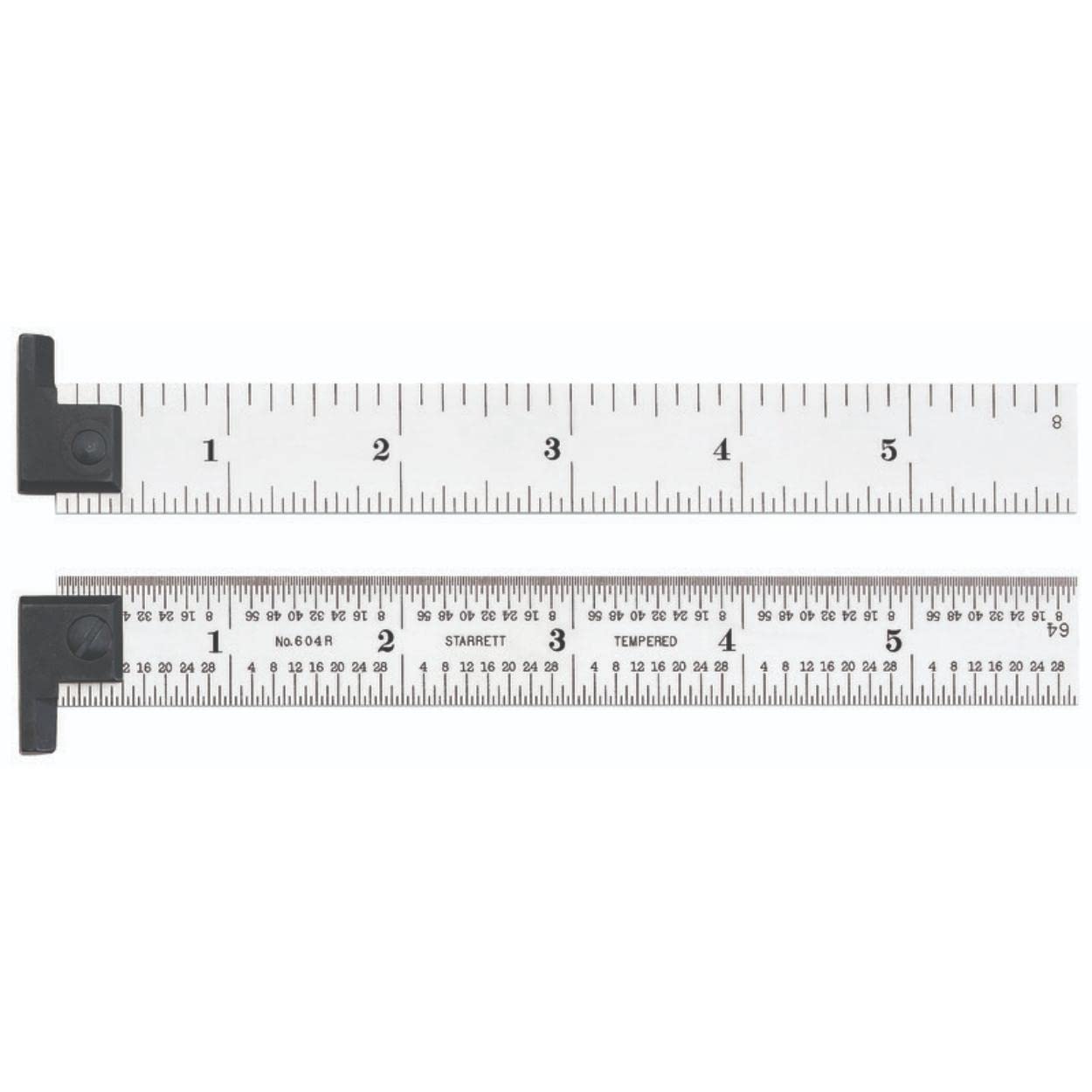 Starrett Spring Tempered Steel Rule with Satin