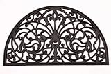 Kempf Rubber Scroll Doormat Half Moon