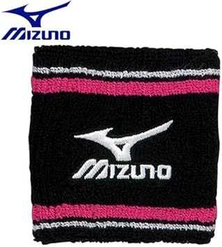 Amazon ミズノ Mizuno 62jy4094 リストバンド カラー 94 Bk ピンク Wh Mizuno ミズノ 硬式テニス