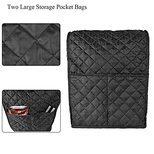 Stand Mixer Dust-proof Cover with Organizer Bag for KitchenAid Mixer to Keep Clean and Safe(Black)