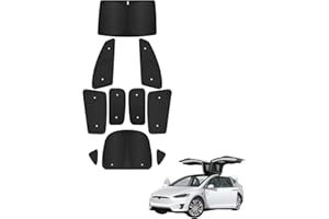 Evooor 10PCS Windshield Sunshade for Tesla Model X,Front&Rear Side Window Privacy Sun Shade Cover Sun Visor Thermal Insulated Model x Accessories