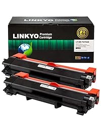 LINKYO - Cartucho de tóner compatible para Brother TN760 TN-760 TN730 (negro, alto rendimiento, 2 unidades)