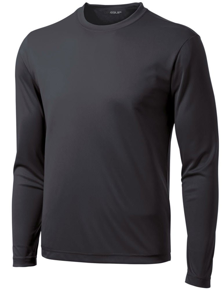 DRIEquip Youth Long Sleeve Moisture Wicking Athletic Shirts. Youth
