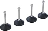 KATSU 4pk M12x100mm Stainless Steel Leveling Feet Swivel Nylon Base view 7