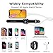 ATETION Watch Charger, 2 in 1 iPhone Charger with 3.3ft/1.0m Portable Charging Cable Compatible with for Apple Watch Series 4/3/2/1& iPhoneXR/XS/XS Max/X/8/8Plus/7/7Plus/6/6Plus/iPad4/iPad Air (White)