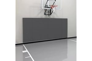 PROGOAL Gym Wall Paddings Basketball Court Wall Protection Pad - 2”Thick Foam Wall Mat Durable Protector for Wall-Mounted Basketball Hoops Garage Taekwondo（60" Lx20 W）