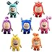uiuoutoy Oddbods Toys Pogo Fuse Bubbles Slick Zee Jeff Newt Plush Set of 7pcs