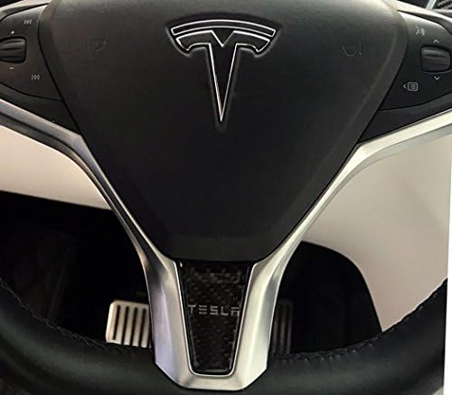 TeslaHome car carbon fiber steering wheel cover decoration for Tesla Model S and Model X.