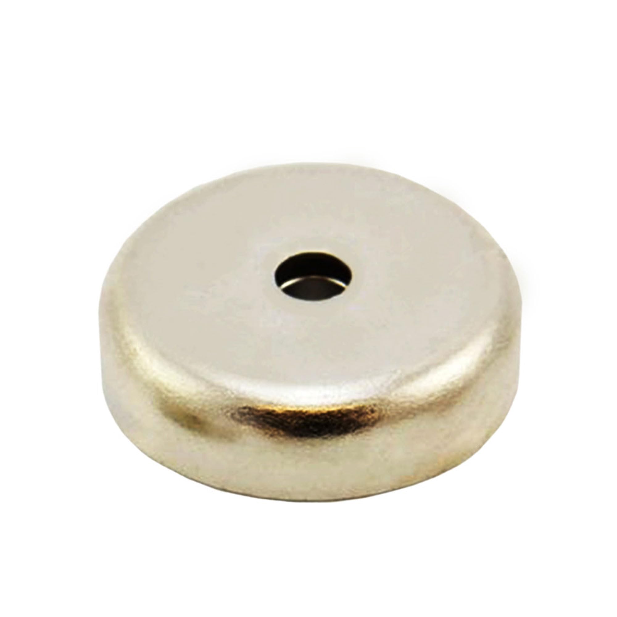 N42 Neodymium Pot Magnet for Arts, Crafts, Model Making, DIY, Hobbies, Office, and Home - 32mm dia x 8mm thick x 5mm c/sink - 44kg Pull