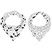 FUNPET 4 Pcs Dog Bandana Triangle Bibs Scarfs Accessories for Pet Cats and Puppies