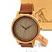 Cool Bamboo Wood Watch By Bobo Bird With Leather Band Strap And 40 mm Face