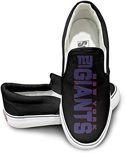 SSDDFF Unisex Footwall Canvas Shoes New York American Football Team Giants Dancing Black
