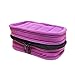 10-Bottle Essential Oil Carrying Case - Deep Purple with Lavender interior