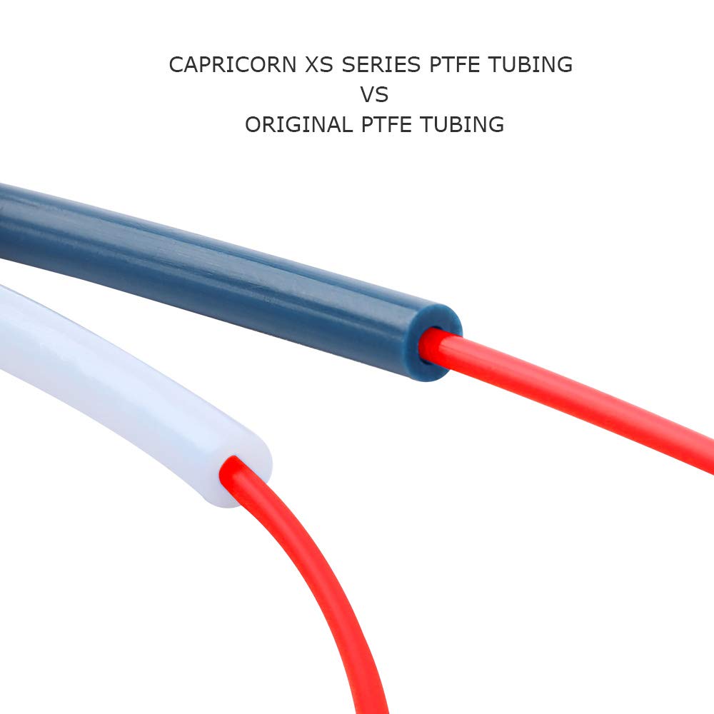 Creality Upgrade 3D Printer Kit with Capricorn Premium XS Bowden Tubing 1M， PTFE Teflon Tube Cutter, Pneumatic Fittings and MK8 Socks and Extra Nozzles for Ender 3/3 Pro/5 CR-10 Series/10S/20/20 Pro: Industrial & Scientific