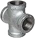 Anvil 8700126900, Malleable Iron Pipe Fitting, Cross, 1/2