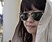 FEISEDY Vintage Half Frame Sunglasses For Men Women Classic Brand Sun Glasses Light Black