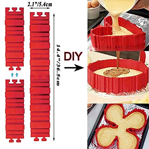 1 Snakes+Silicone+Nonstick+Flexible+Reusable